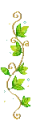 green leaves charm