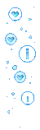 blue heart bubbles