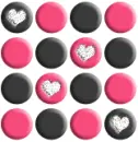 Pink&Black Dots w/Hearts