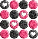 Pink&Black Dots w/Hearts