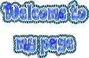 welcome to my page