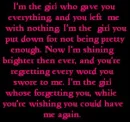 I am the girl