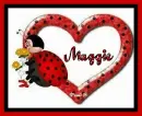 Lady bug name tag - Maggie