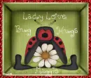 Lady love bug hugs - Maggie