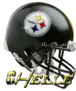 pittsburgh steelers helmet chelle