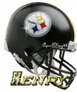 pittsburgh steelers helmet henry