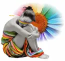 rainbow girl
