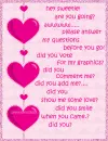 hey sweetie.....