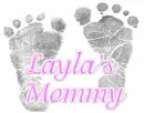 Layla's Mommy Footprints