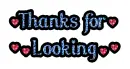 Thanks for looking