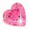 pink heart diamond