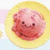smiley strawberry ice cream