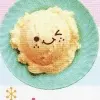 smiley vanilla ice cream