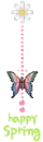 happy spring butterfly