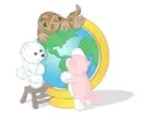 Webkinz Friends With World Globe