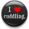 I love cuddling button