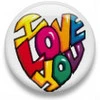 I love you button