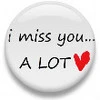 i miss you button