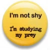 I'm not shy button