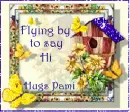 Flying by to say hi - Pami - spring