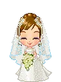 happy bride