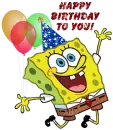 spongebob happy birthday to you
