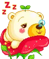 bear sleeping kawaii
