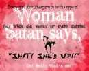 shit she's up