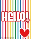 18.  COLORFUL HELLO