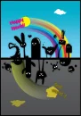 HAPPY WORLD;SAD WORLD. 
