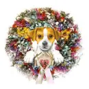 DOG WREATH