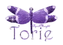 purple dragonfly torie