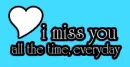 i miss you