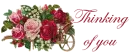 Glitter Roses - Thinking of you