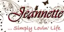 Jeannette ... simply lovin' life.
