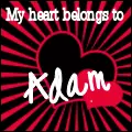 My heart belongs to Adam