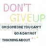 don't give up