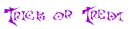 trick or treat (purple)