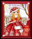 Doll with snow