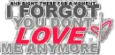 Forgot..You Don't Love Me