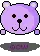 purple fluffy