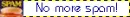 no more spam