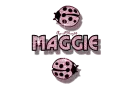 pink traveling ladybugs maggie