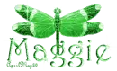 green dragonfly maggie