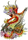 Pretty Dragon Tattoo