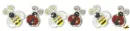 bees and ladybugs divider