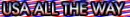 usa all the way
