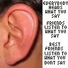 What you don't say