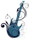 Blueish Guitar