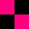 hot pink checkered background